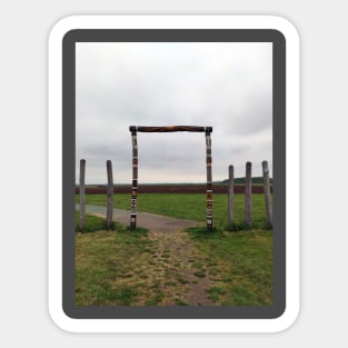 Pömmelte ring sanctuary, Woodhenge Sticker